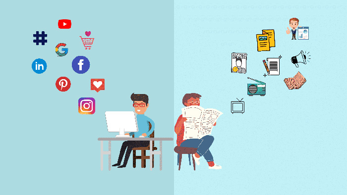 تفاوت های بازاریابی سنتی و دیجیتال