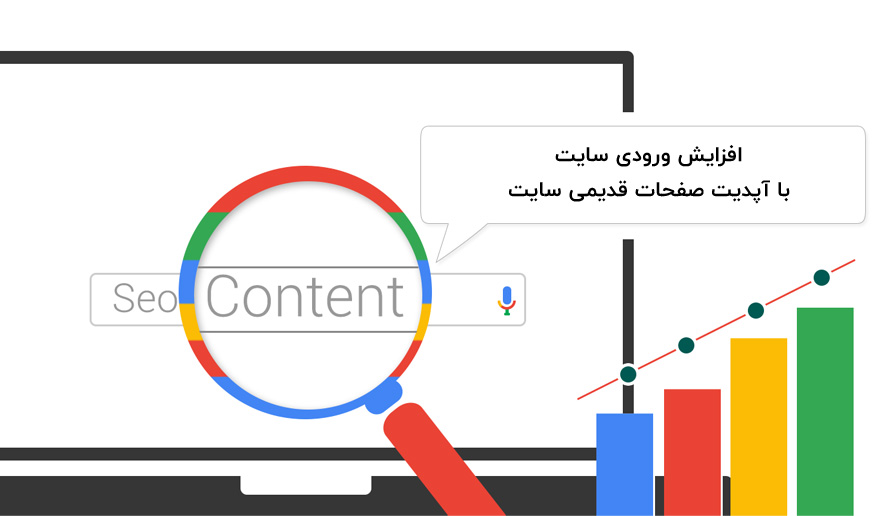 به روزرسانی محتوا برای افزایش ورودی