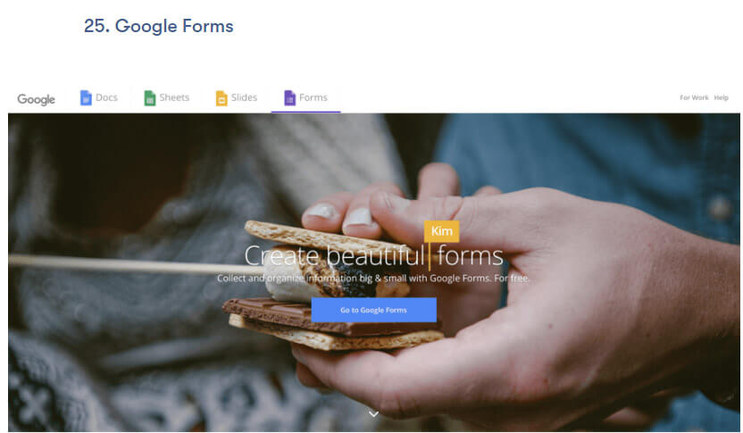 google forms